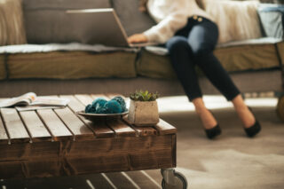 Woman in modern lofts in st joseph mo